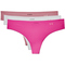 3er Pack UNDER ARMOUR Pure Stretch Tanga Damen 697 - pink elixir/halo gray/rebel pink S