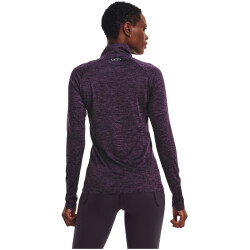 UNDER ARMOUR Tech 1/2-Zip langarm Sweatshirt Damen 541 - tux purple/retro purple/metallic silver XS