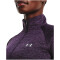 UNDER ARMOUR Tech 1/2-Zip langarm Sweatshirt Damen 541 - tux purple/retro purple/metallic silver XS