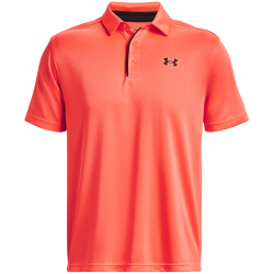 UNDER ARMOUR Tech Poloshirt Herren 877 - after burn/black S