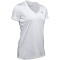 UNDER ARMOUR Tech Twist kurzarm Trainingsshirt Damen 014 - halo gray/metallic silver M