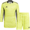 adidas Condivo 21 langarm Torwart Set Torwarttrikot+Torwartshorts Herren GF3588 - acid yellow S
