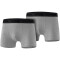 2er Pack erima Boxershorts Herren grau melange S