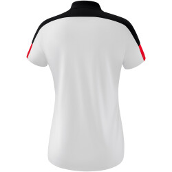 erima Change Poloshirt Damen weiß/schwarz/rot 34