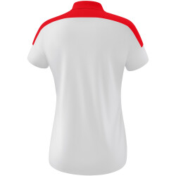 erima Change Poloshirt Damen weiß/rot/schwarz 42