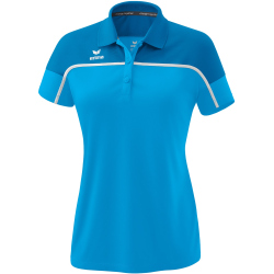 erima Change Poloshirt Damen curacao/mykonos/weiß 34