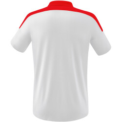 erima Change Poloshirt Herren weiß/rot/schwarz M