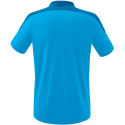 erima Change Poloshirt Herren curacao/mykonos/weiß S