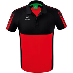 erima Six Wings Poloshirt rot/schwarz L