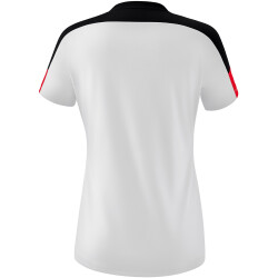 erima Change T-Shirt Damen weiß/schwarz/rot 38