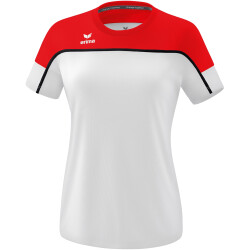 erima Change T-Shirt Damen weiß/rot/schwarz 34