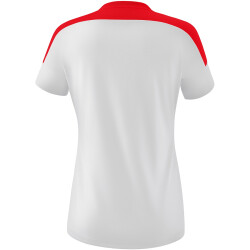 erima Change T-Shirt Damen weiß/rot/schwarz 34