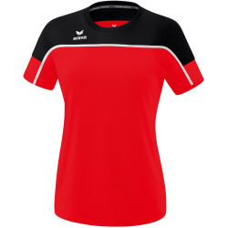 erima Change T-Shirt Damen rot/schwarz/weiß 36
