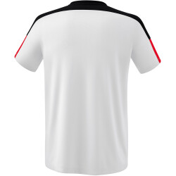erima Change T-Shirt Kinder weiß/schwarz/rot 152