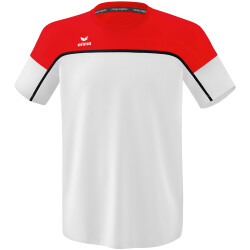 erima Change T-Shirt Herren weiß/rot/schwarz M