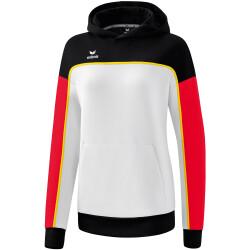 erima Change Hoodie Damen weiß/schwarz/rot 36