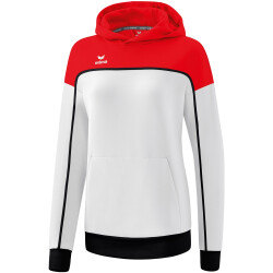 erima Change Hoodie Damen weiß/rot/schwarz 34