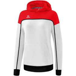 erima Change Hoodie Damen weiß/rot/schwarz 44