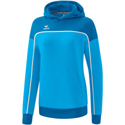 erima Change Hoodie Damen curacao/mykonos/weiß 38