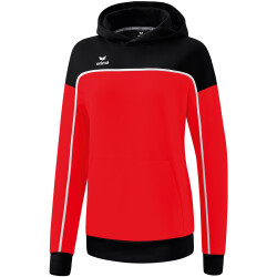 erima Change Hoodie Damen rot/schwarz/weiß 40