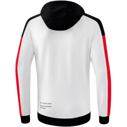 erima Change Hoodie Kinder weiß/schwarz/rot 152