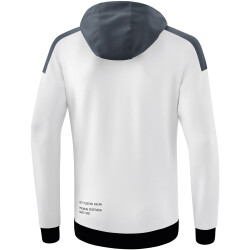 erima Change Hoodie Kinder weiß/slate grey/schwarz 128