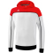 erima Change Hoodie Kinder wei&szlig;/rot/schwarz 128