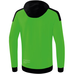 erima Change Hoodie Kinder green/schwarz/weiß 128