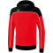 erima Change Hoodie Kinder rot/schwarz/weiß 128