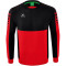 erima Six Wings Sweatshirt rot/schwarz 140