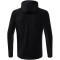 erima Liga Star Trainingsjacke mit Kapuze Kinder schwarz/weiß 104