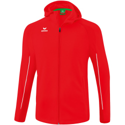 erima Liga Star Trainingsjacke mit Kapuze Kinder rot/weiß 116