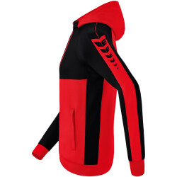 erima Six Wings Trainingsjacke mit Kapuze rot/schwarz 116