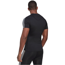 adidas Techfit 3-Streifen Trainingsshirt Herren