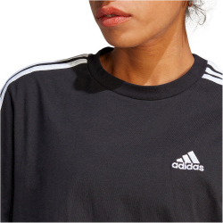 adidas Essentials 3-Streifen Boyfriend T-Shirt-Kleid Damen