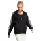 adidas Essentials 3-Streifen French Terry Oversized Sweatjacke Damen