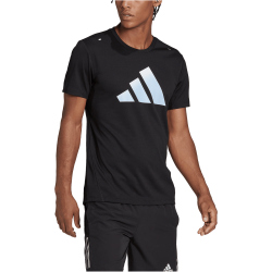 adidas Run Icons 3 Bar Logo Laufshirt Herren