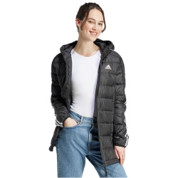 adidas Essentials 3-Streifen Light Daunenparka mit Kapuze...