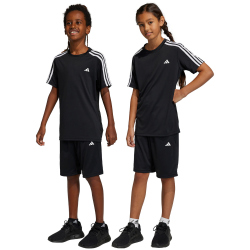 adidas Train Essentials AEROREADY 3-Streifen Regular-Fit Trainingsset (T-Shirt + Shorts) Kinder