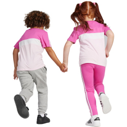 adidas Tiberio 3-Streifen Colorblock Cotton T-Shirt Kinder