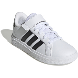 adidas Grand Court Elastic Lace and Top Strap Sneaker mit...