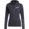 adidas TERREX Techrock Fleece Windjacke mit Kapuze Damen
