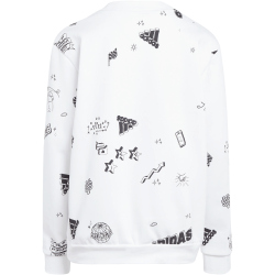 adidas Brand Love Allover Print Sweatshirt Kinder