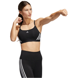 adidas Aeroreact 3-Streifen Light-Support Sport-BH Damen