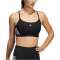 adidas Aeroreact 3-Streifen Light-Support Sport-BH Damen