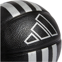 adidas 3-Streifen Rubber Mini-Basketball