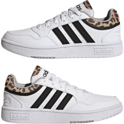 adidas Hoops 3.0 Low Classic Leopard Graphic Sneaker Damen