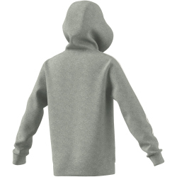 adidas Essentials Fleece Sweatjacke Kinder 83F7 - mgreyh/white 152