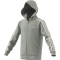 adidas Essentials Fleece Sweatjacke Kinder 83F7 - mgreyh/white 152