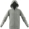 adidas Essentials Fleece Sweatjacke Kinder 83F7 - mgreyh/white 152